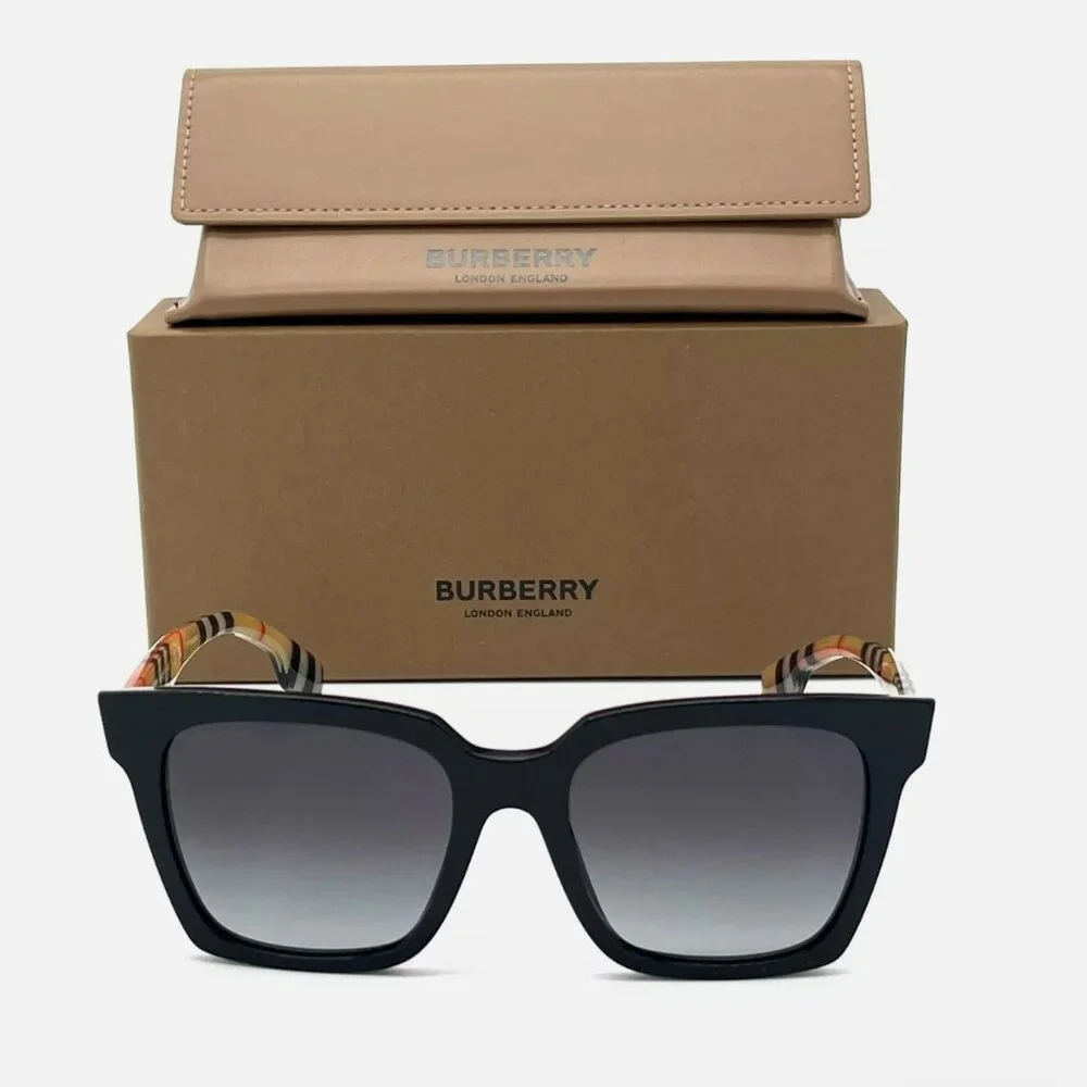 NEW Burberry Gradient Black Sunglasses